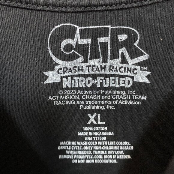 Crash Bandicoot Motor Speedway Retro Video Game T-Shirt XL - Picture 4 of 4